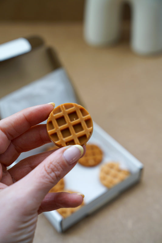 Marshmallow-Scented Waffle Wax Melts - Box of 6