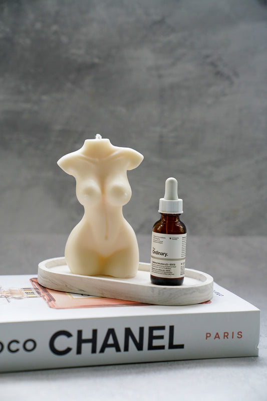 XL Female Torso Candle