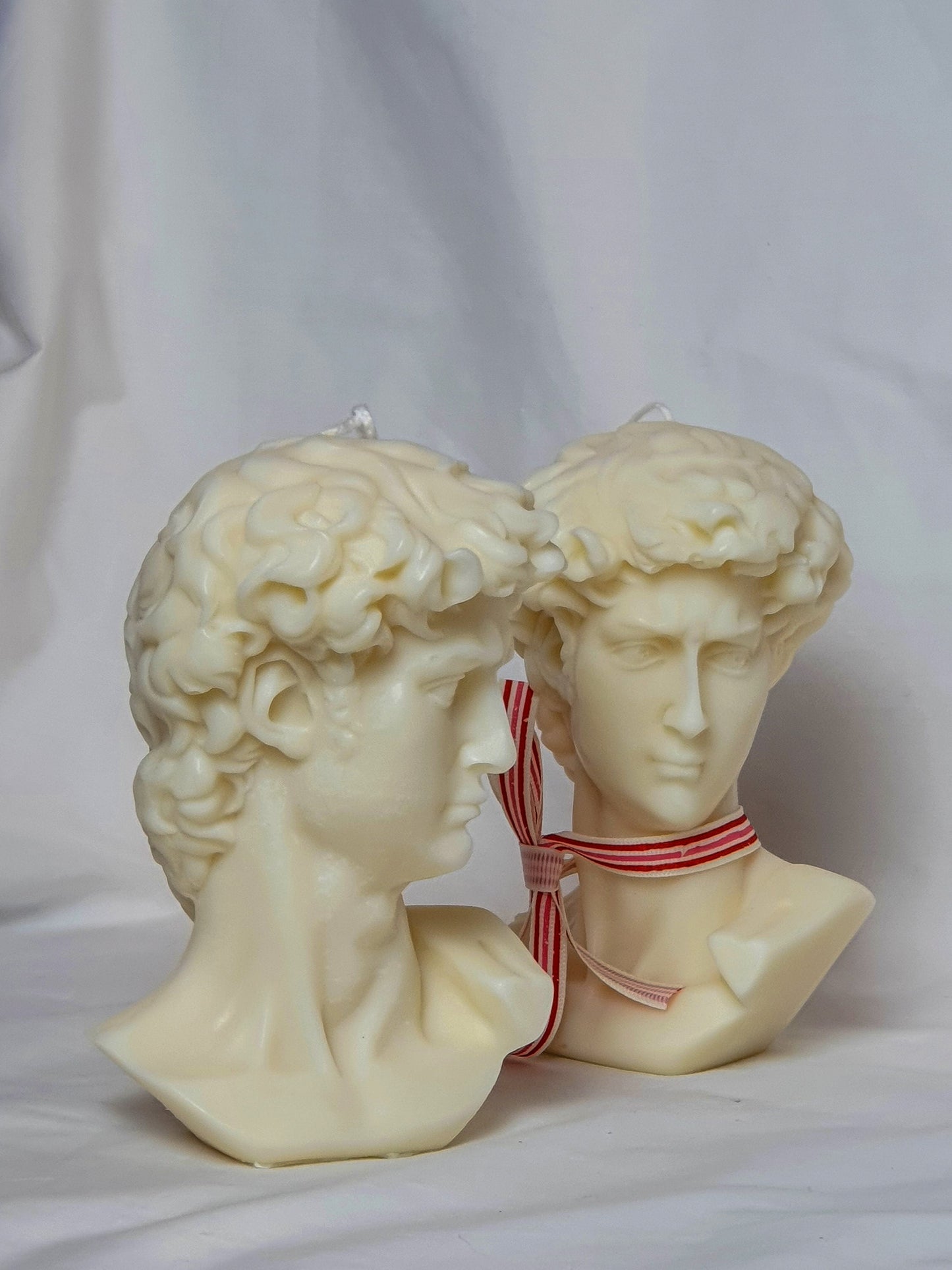 Large David Head Statue Candles