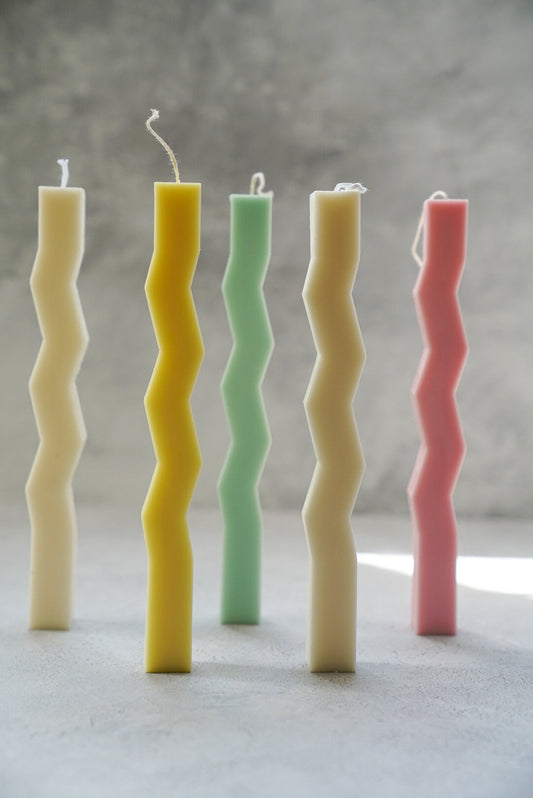 Zig Zag Free-Standing Candles