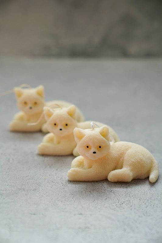 Cute Sitting Cat Candles