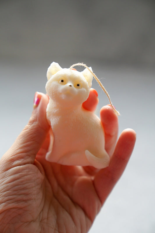 Sitting Cat Candle