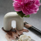 Knot Candle Peony on the background. 