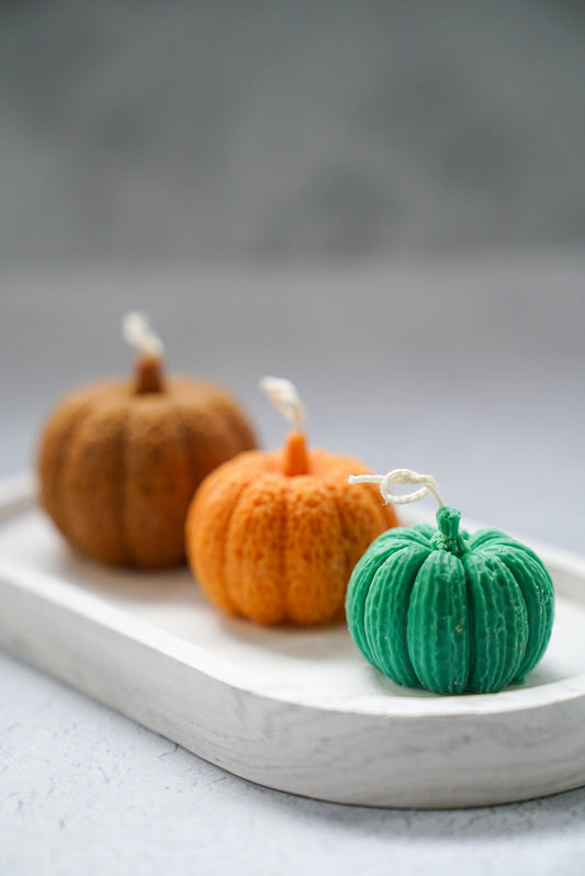 Pumpkin Candle Trio